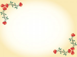 Red Flowers Powerpoint Backgrounds