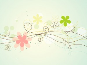 Floral Green PPT Backgrounds