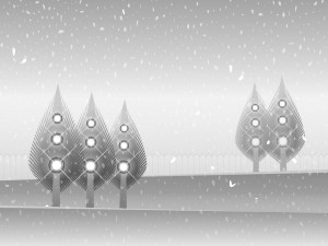 Silent Winter PPT Backgrounds