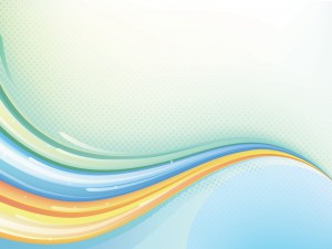 Abstract Green Wave PPT Backgrounds