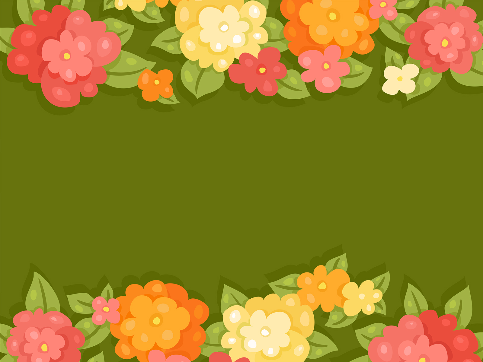 Plants Party Powerpoint Templates - Green, Nature, Yellow - Free PPT  Backgrounds and Templates
