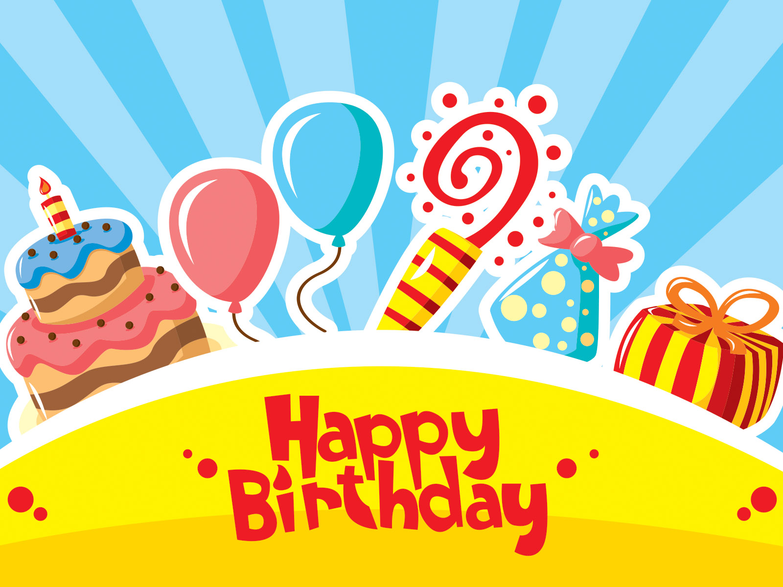 Happy Birthday Cake Powerpoint Templates - Food & Drink, Holidays - Free PPT  Backgrounds and Templates