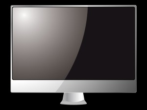 Blank Monitor PPT Backgrounds