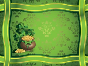 Irish Flower PPT Backgrounds