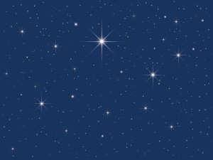 The Starry Sky Backgrounds Powerpoint