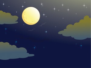 Vision of Peace Night PPT Backgrounds