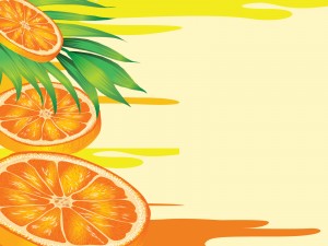 Orange Juices PPT Backgrounds