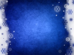 Snowy Blue Abstract PPT Backgrounds