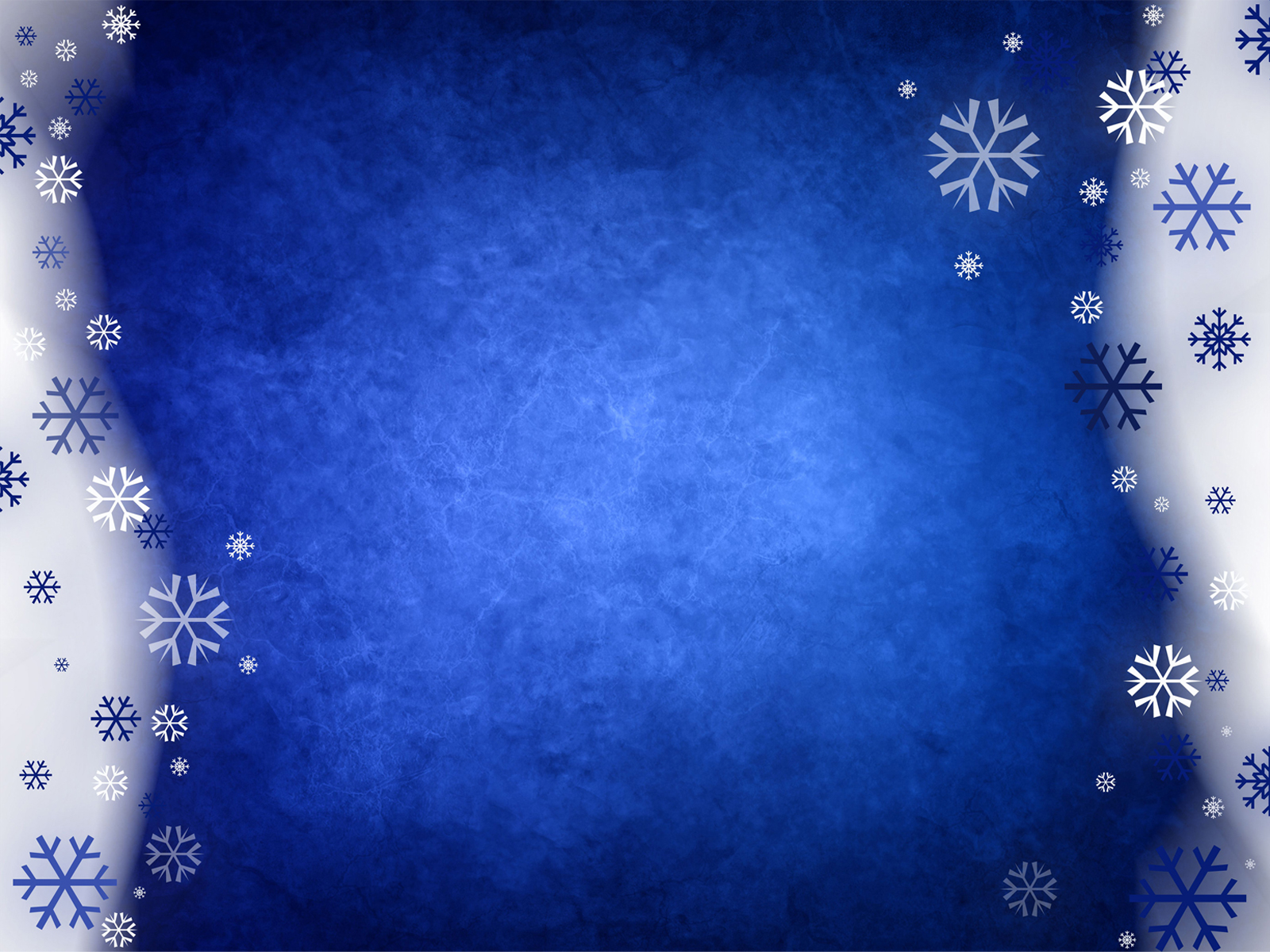 blue snowflakes background