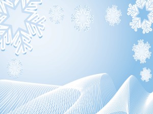 Abstract Xmas Winter Powerpoint Themes