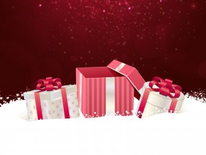 Christmas Present PPT Backgrounds