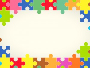 Colourful Puzzles Powerpoint Template