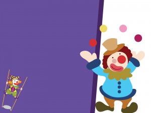 Circus Clown Powerpoint Backgrounds