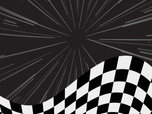 Speed Flag PPT Backgrounds