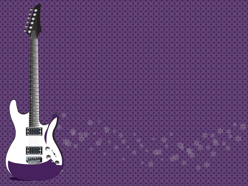 Rock Guitar Powerpoint Templates Fuchsia Magenta Music Free Ppt Backgrounds And Templates