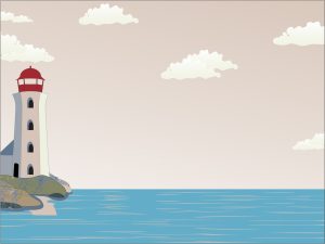Lighthouse on Sea Backgrounds