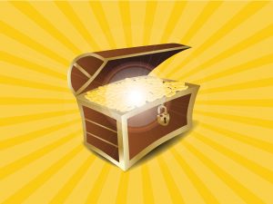Gold Chest Background