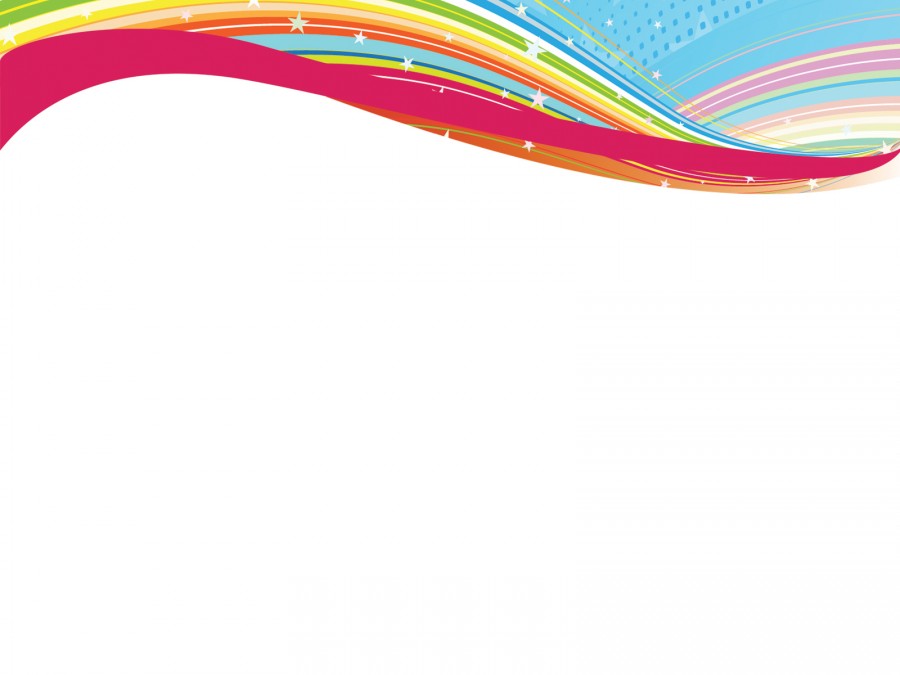 Blue Curved Colorful Waves Powerpoint Templates - Abstract Backgrounds