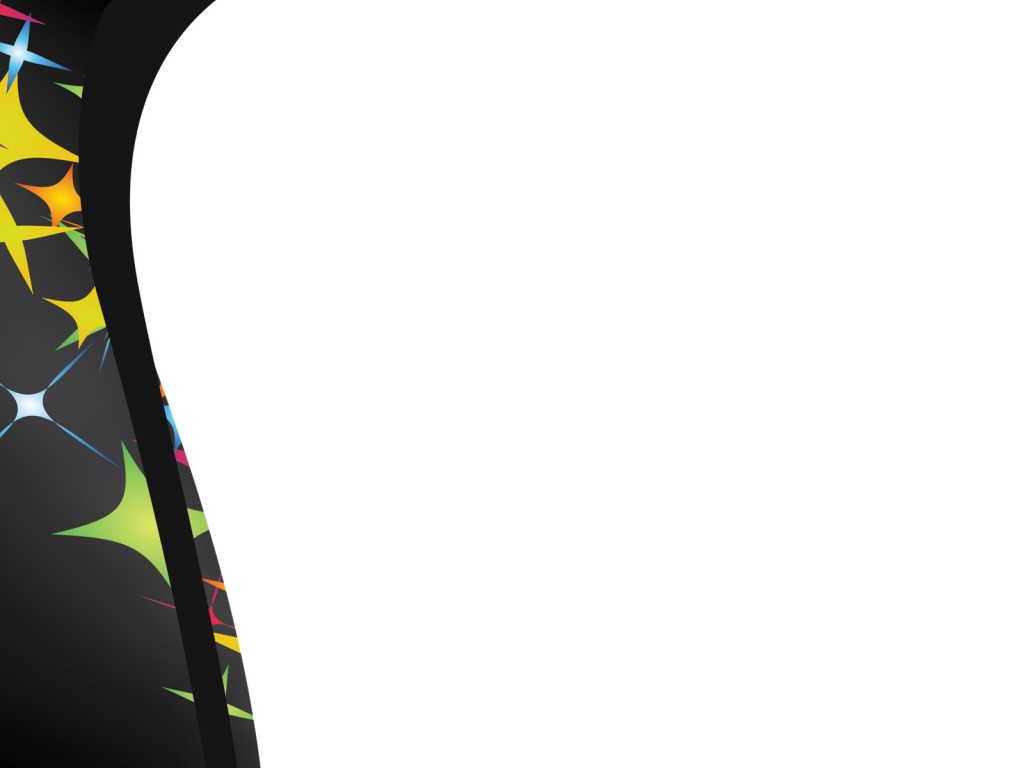 Colorful Light Sparks Powerpoint Templates Abstract Black Green 