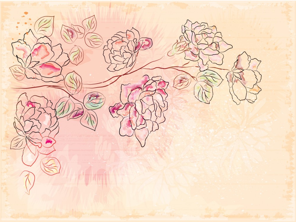 Transparent Rose Powerpoint Templates - Black, Flowers, Orange, Red ...