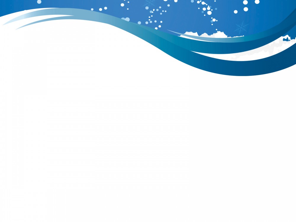 Christmas Snowflakes Powerpoint Templates - Blue, Christmas Backgrounds