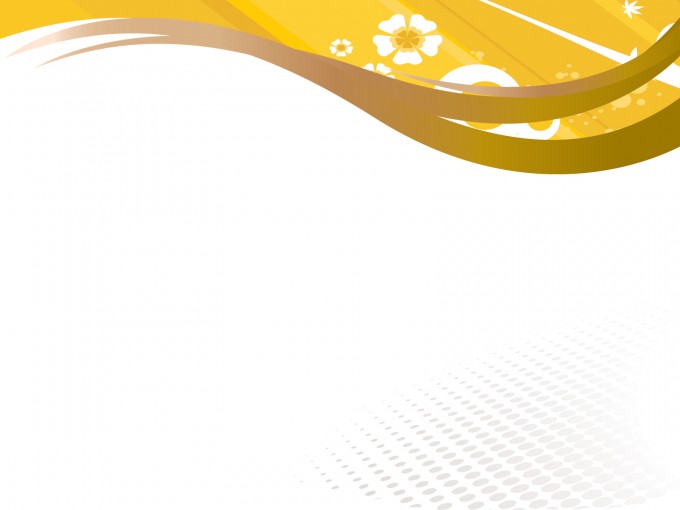 Yellow Lilies Powerpoint Templates - Flowers Backgrounds
