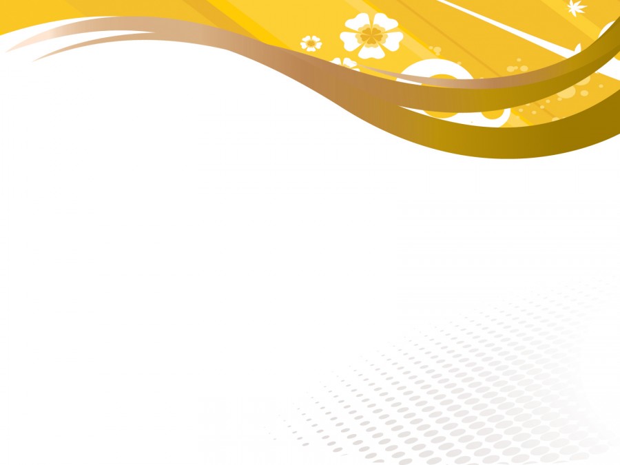 Yellow Lilies Powerpoint Templates - Flowers Backgrounds