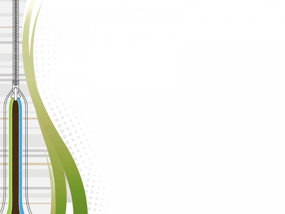 Zip Powerpoint Image A Zip Powerpoint Templates - Blue, Green, Objects, White Backgrounds
