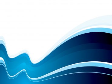 Blue Abstract Waves Powerpoint Templates - Abstract, Blue Backgrounds