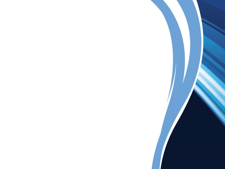 Blue Waves on Top Powerpoint Templates - Blue, Pattern Backgrounds