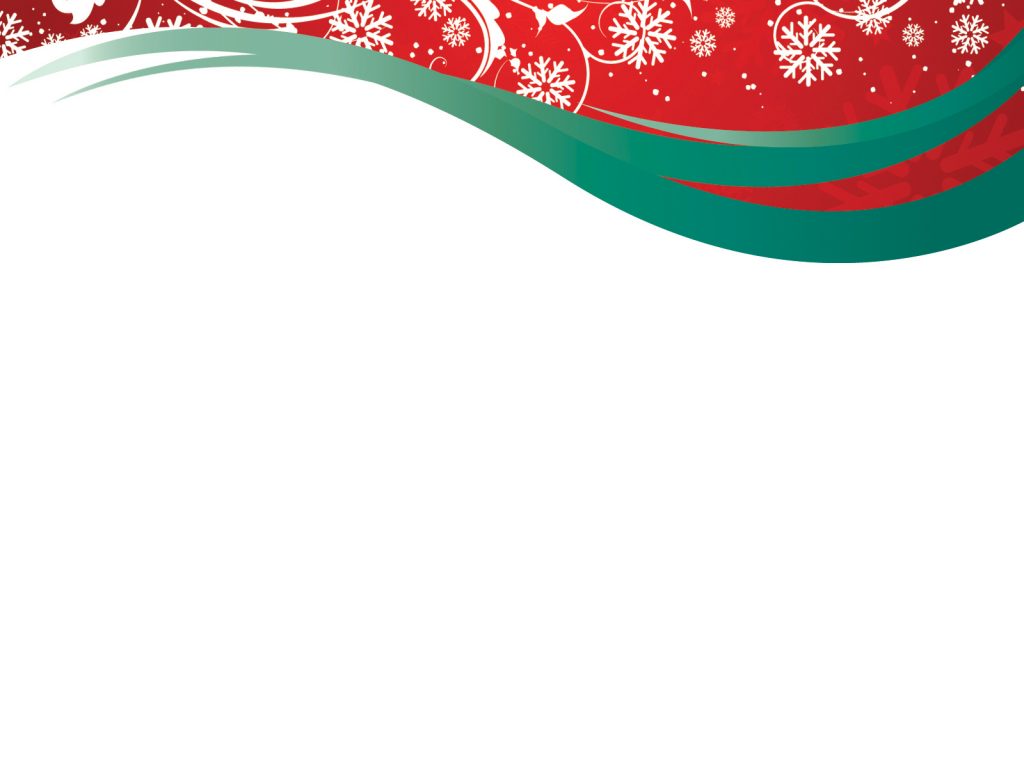 Floral Snowflakes Powerpoint Templates - Christmas, Red Backgrounds