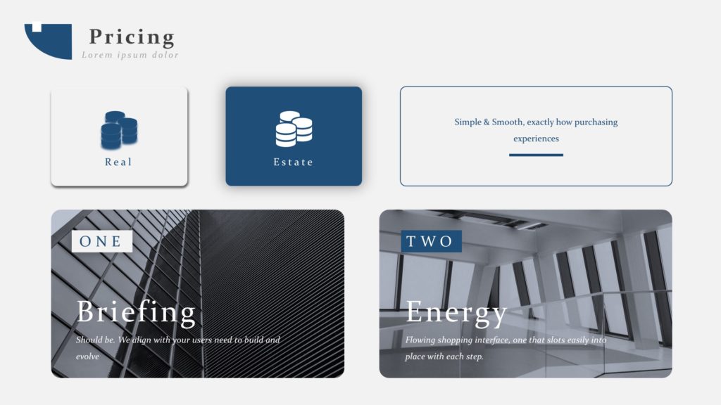 Editorial Powerpoint Templates - Blue, Editorial, Silver Backgrounds