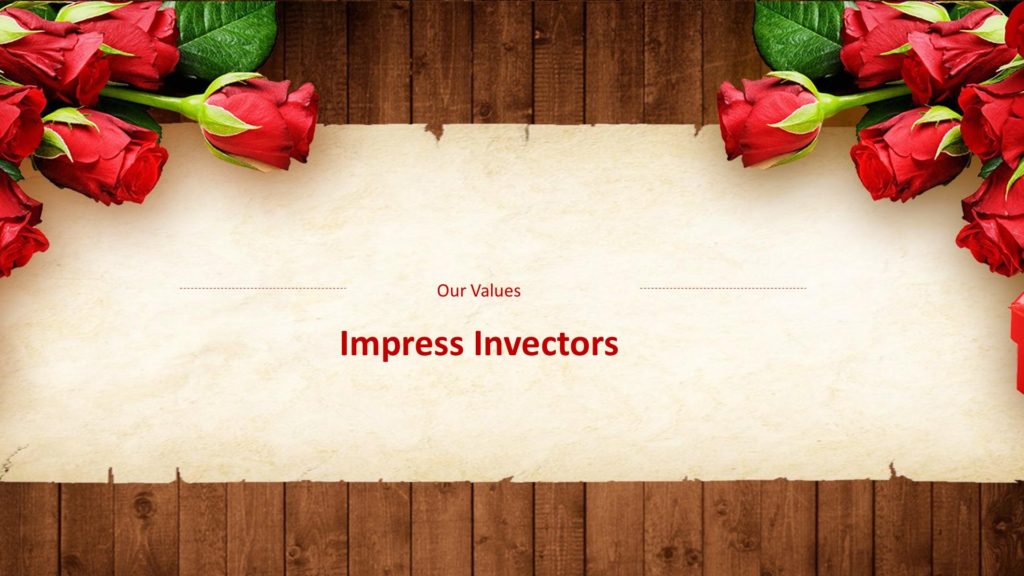 Rose Flower Powerpoint Templates - Border & Frames, Flowers, Red ...