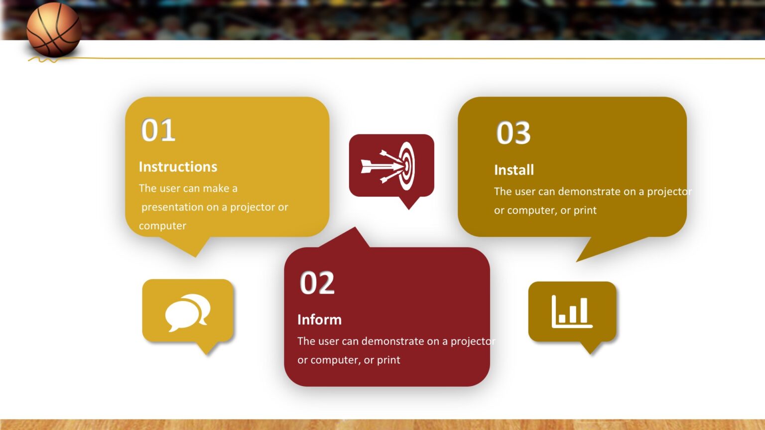 Basketball Powerpoint Templates - Sports Backgrounds