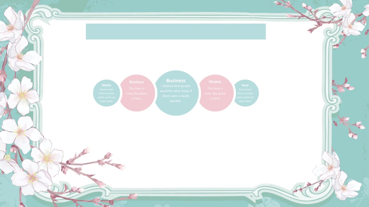 Decoration Border Powerpoint Templates - Border & Frames, Flowers ...