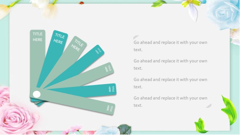 Rose Frame Powerpoint Templates - Border & Frames, Flowers Backgrounds