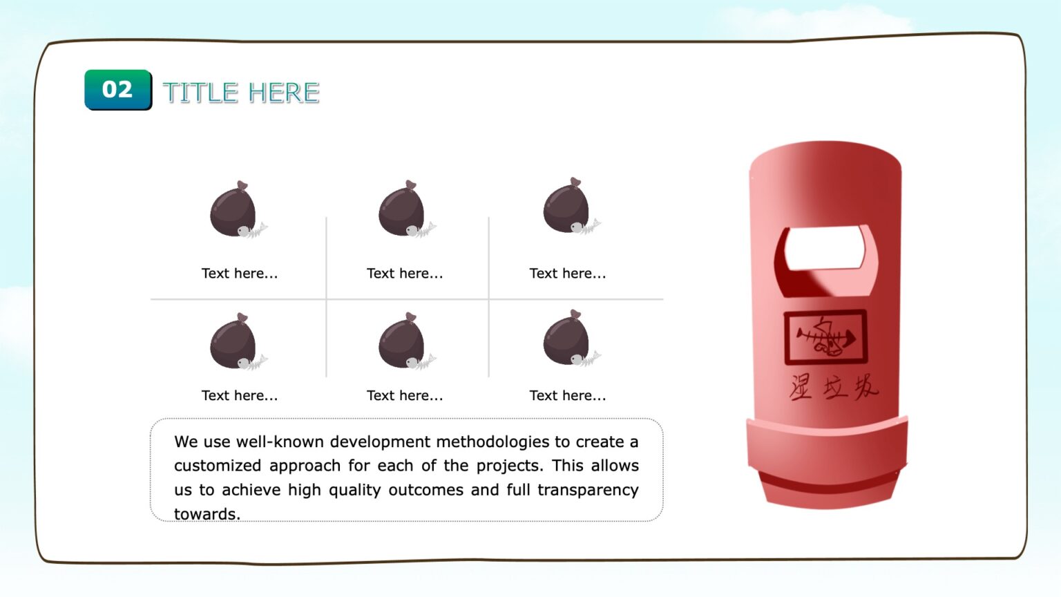 Waste Collection Powerpoint Templates - 3D Graphics, Kids, Objects ...